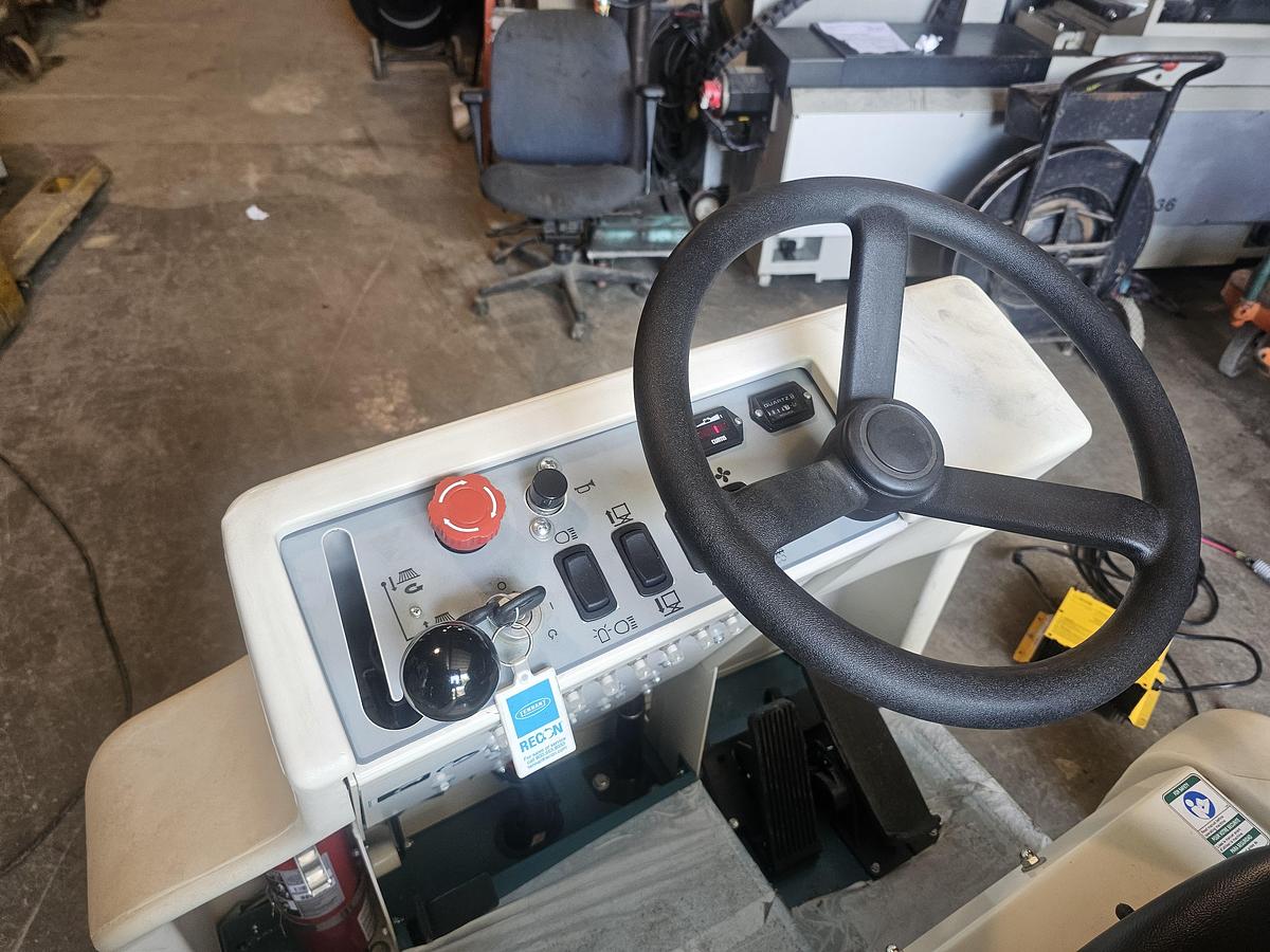 Refurbished Tennant M6200 Battery Operated 55" Cleaning Path Ride On Floor Sweeper