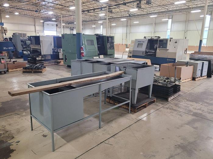 Used Barnes 300 Gallon Immersed Drum Coolant Filtration System & Chiller IM-4248