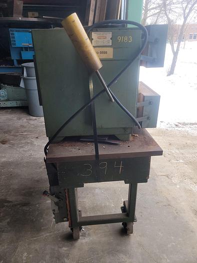 Used Thermolyne F-A1730-1 Muffle Type Oven w/Control Box on H.D. Steel Rolling Table