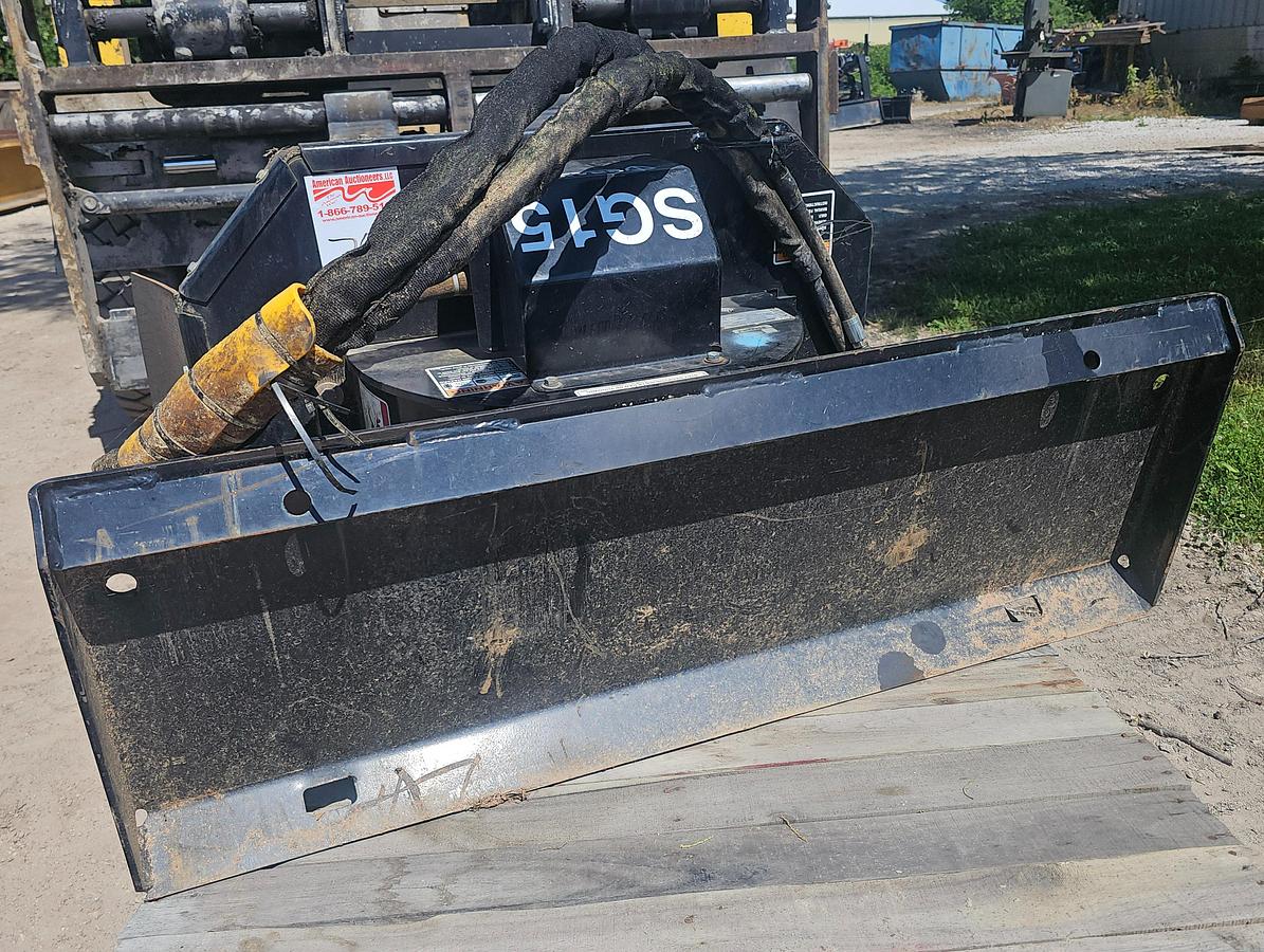 Used Bradco Paladin SG15 Mini Stump Grinder Skid Steer Attachment