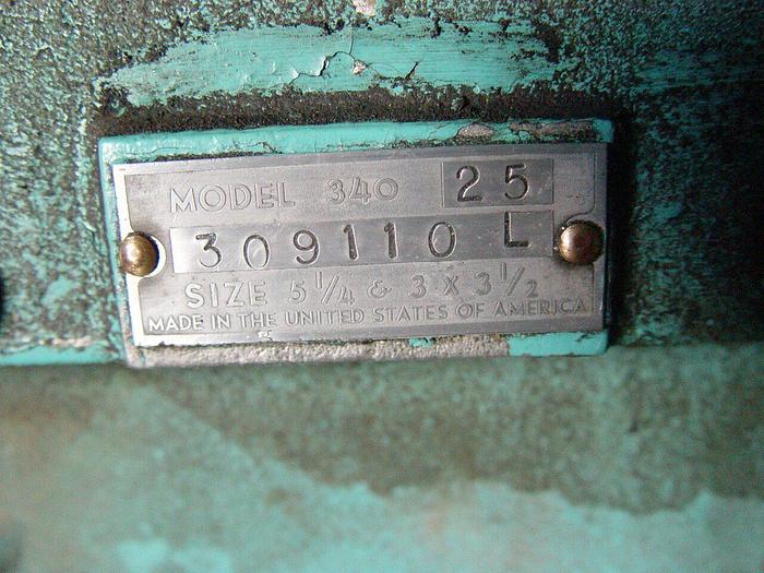 Used QUINCY Portable Air Compressor 120 Gal. Horizontal Tank w/JackHammer, Hose, Bits