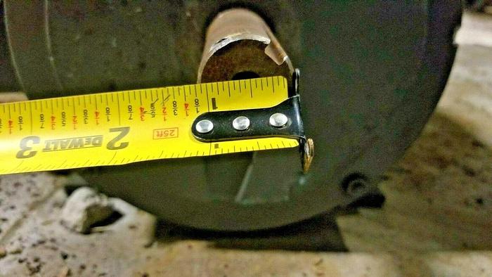 Used Marathon 3 Hp Electric Motor HVM-182TTFL7001BC-R28W 230/460v 3440 RPM