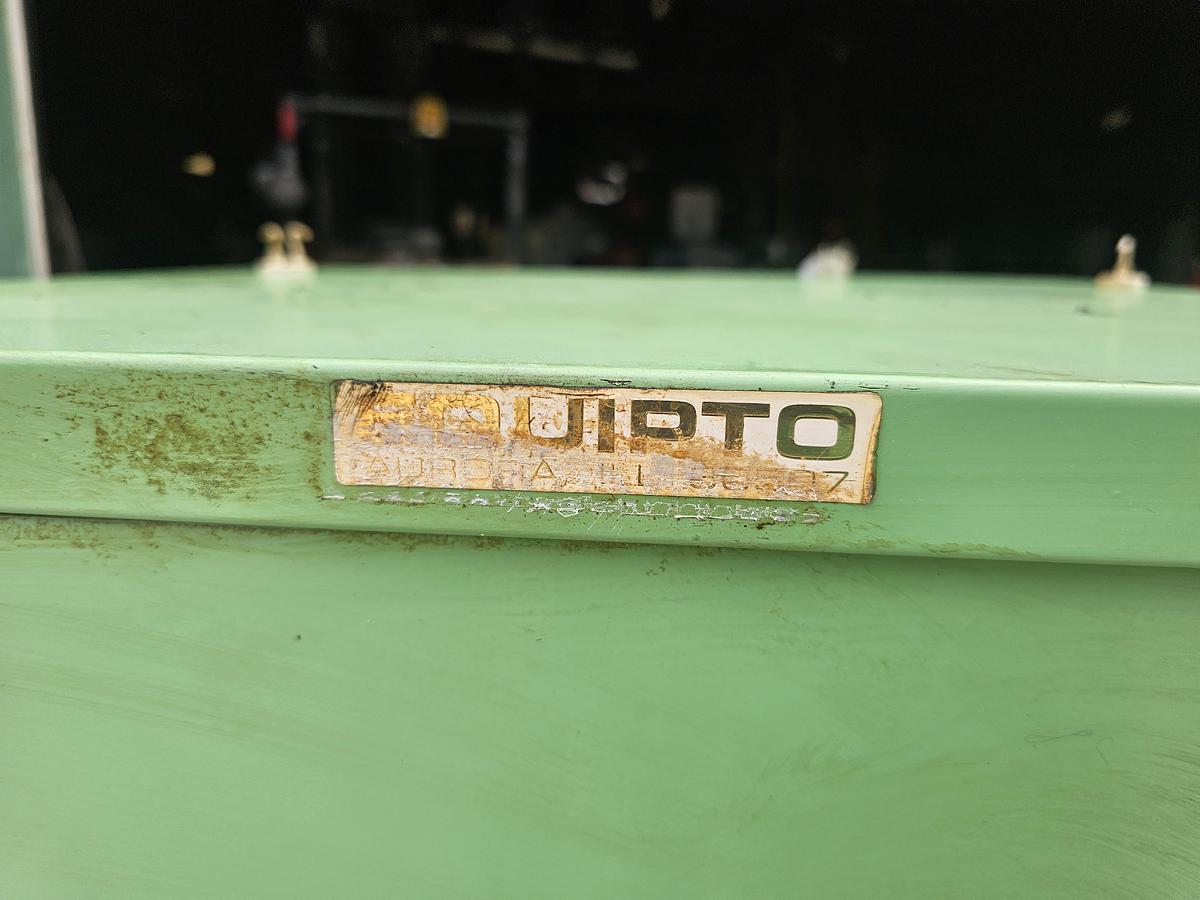 Used 9 Drawer Equipto Industrial Modular Ball Bearing Tooling Cabinet 30" x 28" x 59" 