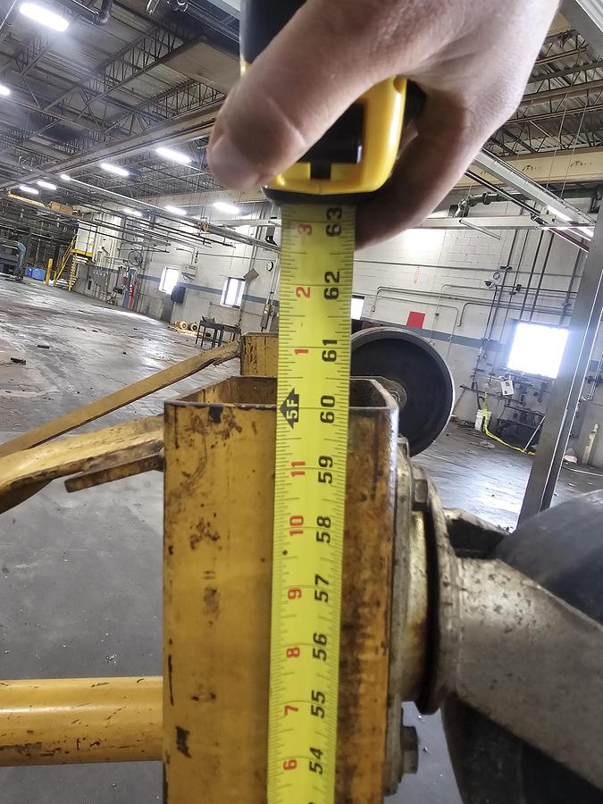 Used 2 Ton Contrx Cranes 17' Span Fixed Height Gantry Crane & Budgit Electric Hoist