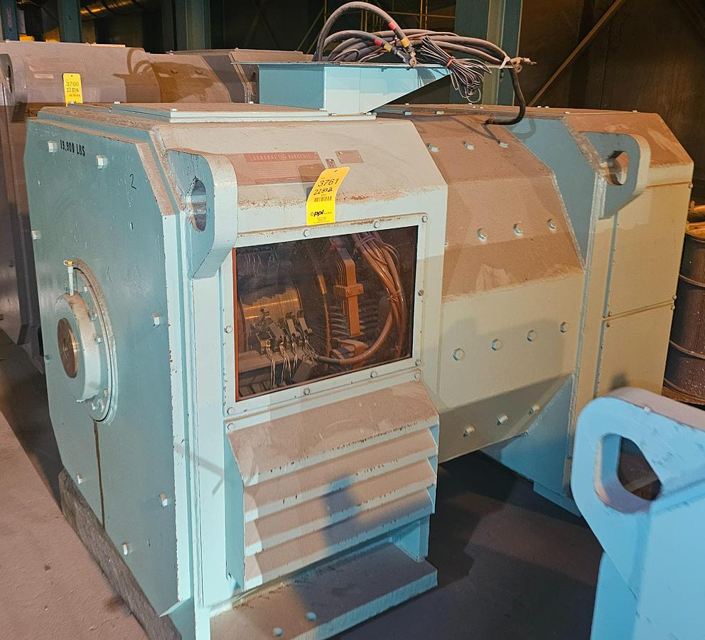 Refurbished General Electric 600 HP DC Motor 5CD466KA812C802 Kinamatic 466AT 500V