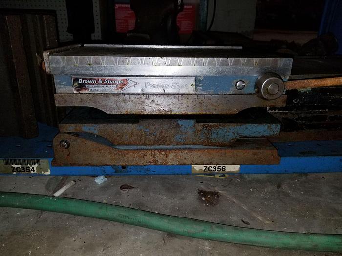 Used Brown & Sharpe Cat #928-100 Perma-Sine 6” x 12” Magnetic Chuck