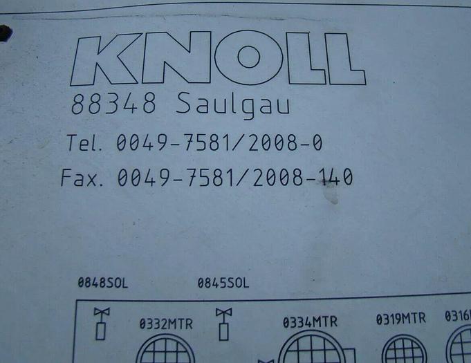 Used KNOLL Coolant Filtration w/Pump System Drag Chain Conveyor for CNC Machining