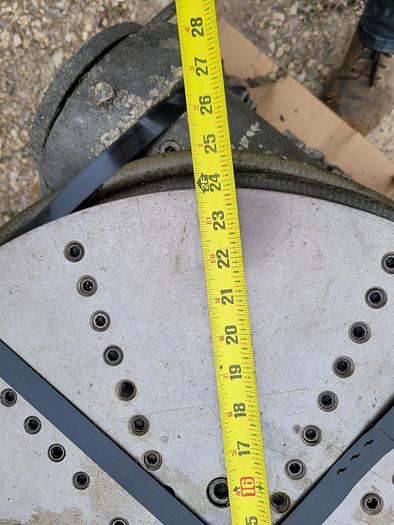 Used Pratt & Whitney 24” Motorized Tilting Rotary Table M-1896