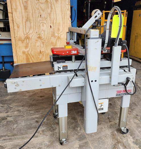 Used 3M-Matic 800-A Belt Driven Case Sealer Machine Accu-Glide 3 Taping Head