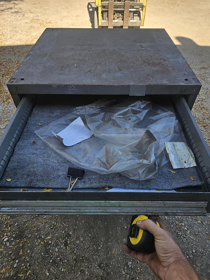 Used Stanley Vidmar 6-Drawer Industrial Modular Tooling Cabinet (30" x 28" x 44")