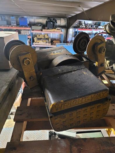 Used Acco Wright Way 6000 lb Tractor Trolley 230/460V 3 Ph Hoist 60 FPM Travel Speed