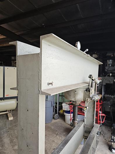 Used 50 Ton Dake Mechanical H-Frame Shop Press 55" Between Frame