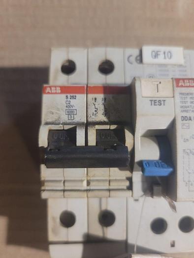 Used ABB 2 Pole S-252 C2 Circuit Breaker 400V 25 Amp Rated