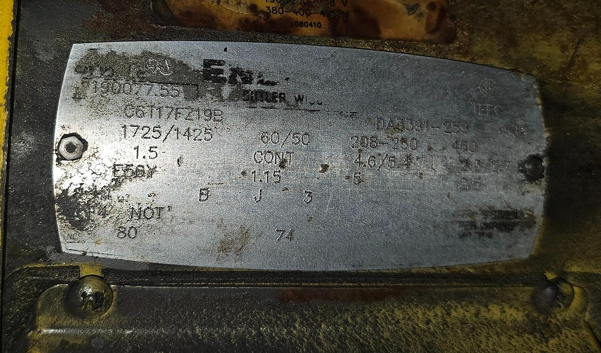 Used Enerpac Portable 1.5 Hp Hydraulic Pump Clamping System from Machining Center App