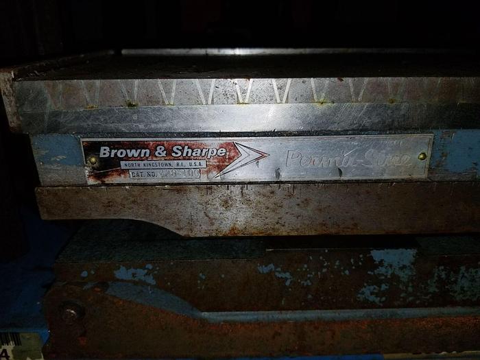 Used Brown & Sharpe Cat #928-100 Perma-Sine 6” x 12” Magnetic Chuck