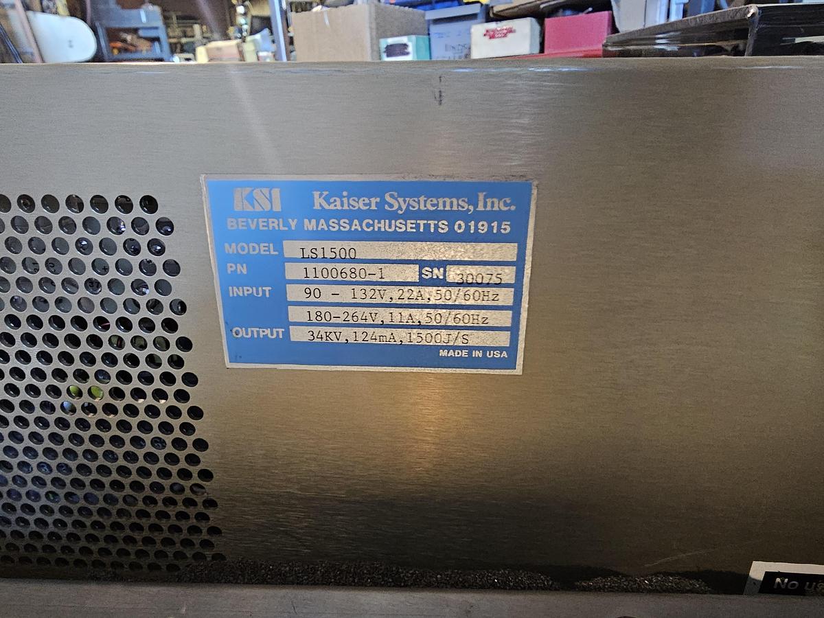 Used Lasertechnics Blazer 6000 Carbon Dioxide Marking Laser/Coder - Parts Machine