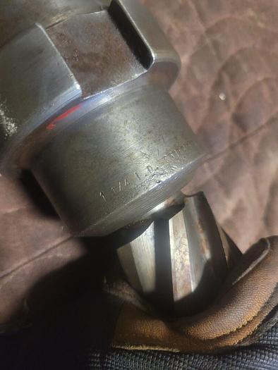 Used S. J. & Co. NTMB 50 1 1/4'' I.D. End Mill Tool Holder & Tool 63164