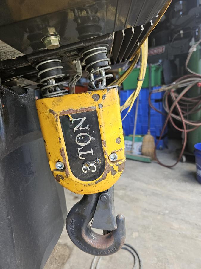 Used KoneCranes 3 Ton Electric Chain Hoist 16/4 FPM w/Pendant XN163.00015TS16T2