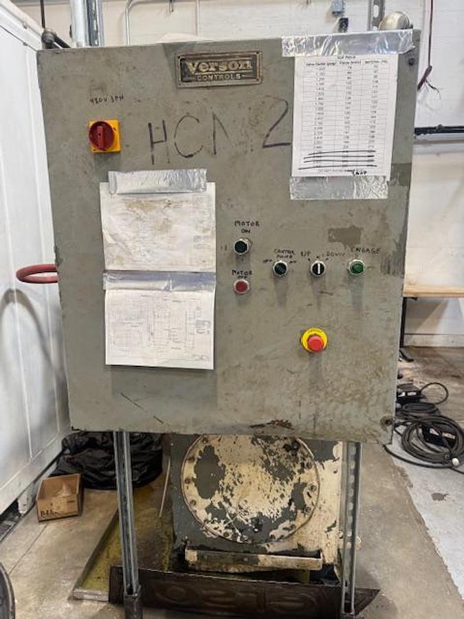 Used Verson 200-HD2-72-4P 200T Modified Verson 4-Post Compression Press