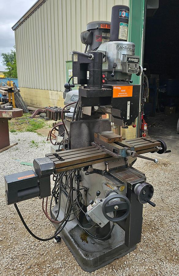 Used 2 Hp Bridgeport Series I 3-Axis CNC Knee Mill ProtoTrak MX3 Control 9" x 42" Table