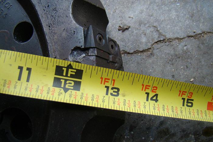 Used INGERSOLL MAX-I-SHEAR 13'' FACE MILL D-20774-1 w/2.5'' Arbor