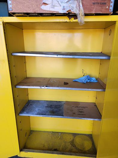 Used Eagle PI-47 Industrial Flammable Cabinet 60 Gallon Capacity Storage Cabinet