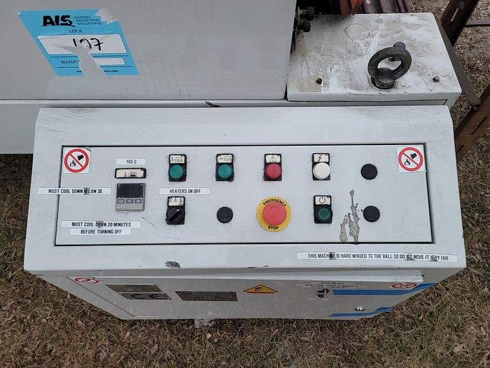 Used Gramegna UG00.40 220/380V Heat Tunnel 22'' x 16'' x 51'' Tunnel Length 165*C