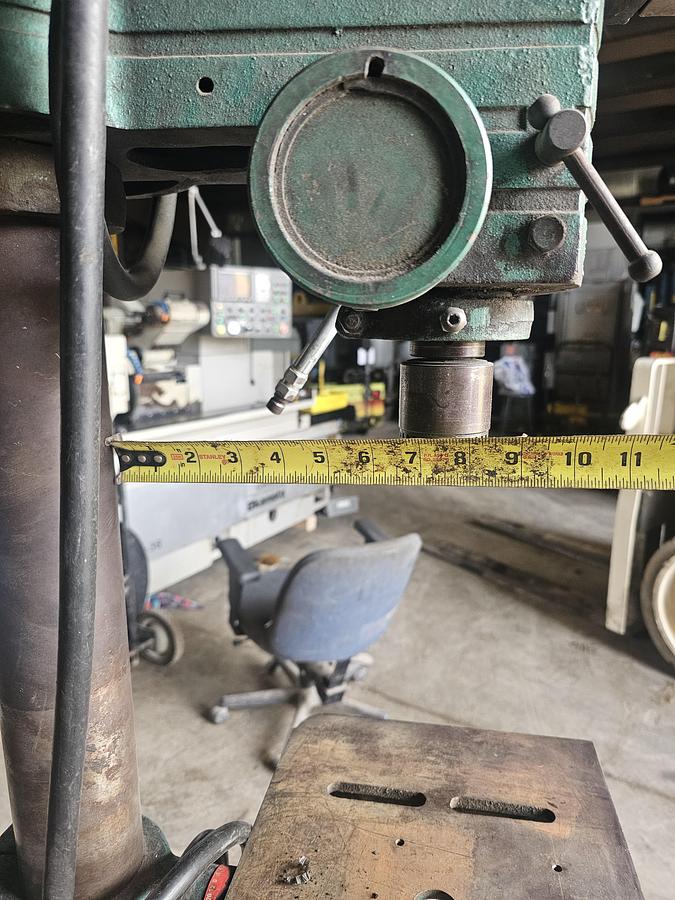 Used 15" Powermatic 1150 Pedestal Mounted Drill Press 110/120-208V, 1 ph 