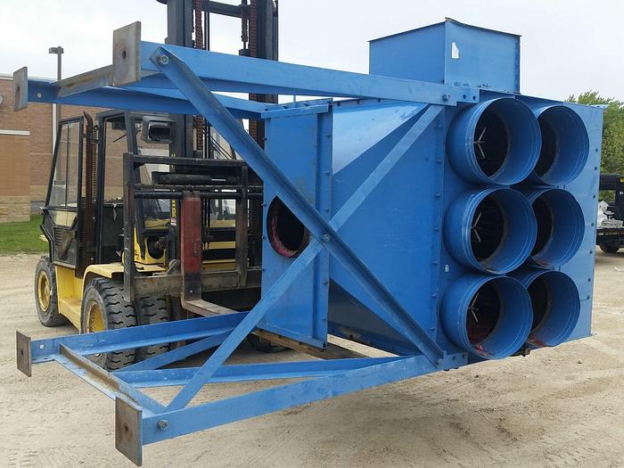 Used Torit #DF2-12 Downflo 12 Cartridge Dust Collector w/20 Hp BI Fan