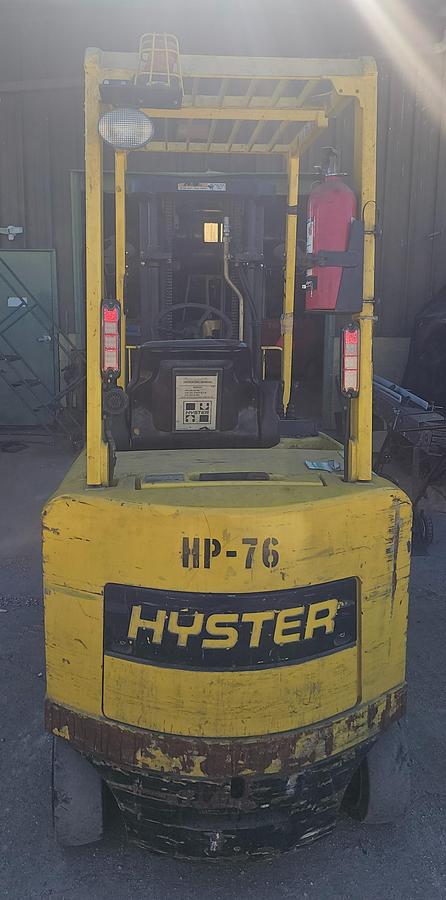 Used 2006 Hyster E65Z-40 Electric Forklift | Only 2,073 Hrs | 6500lb Cap | 193" Lift
