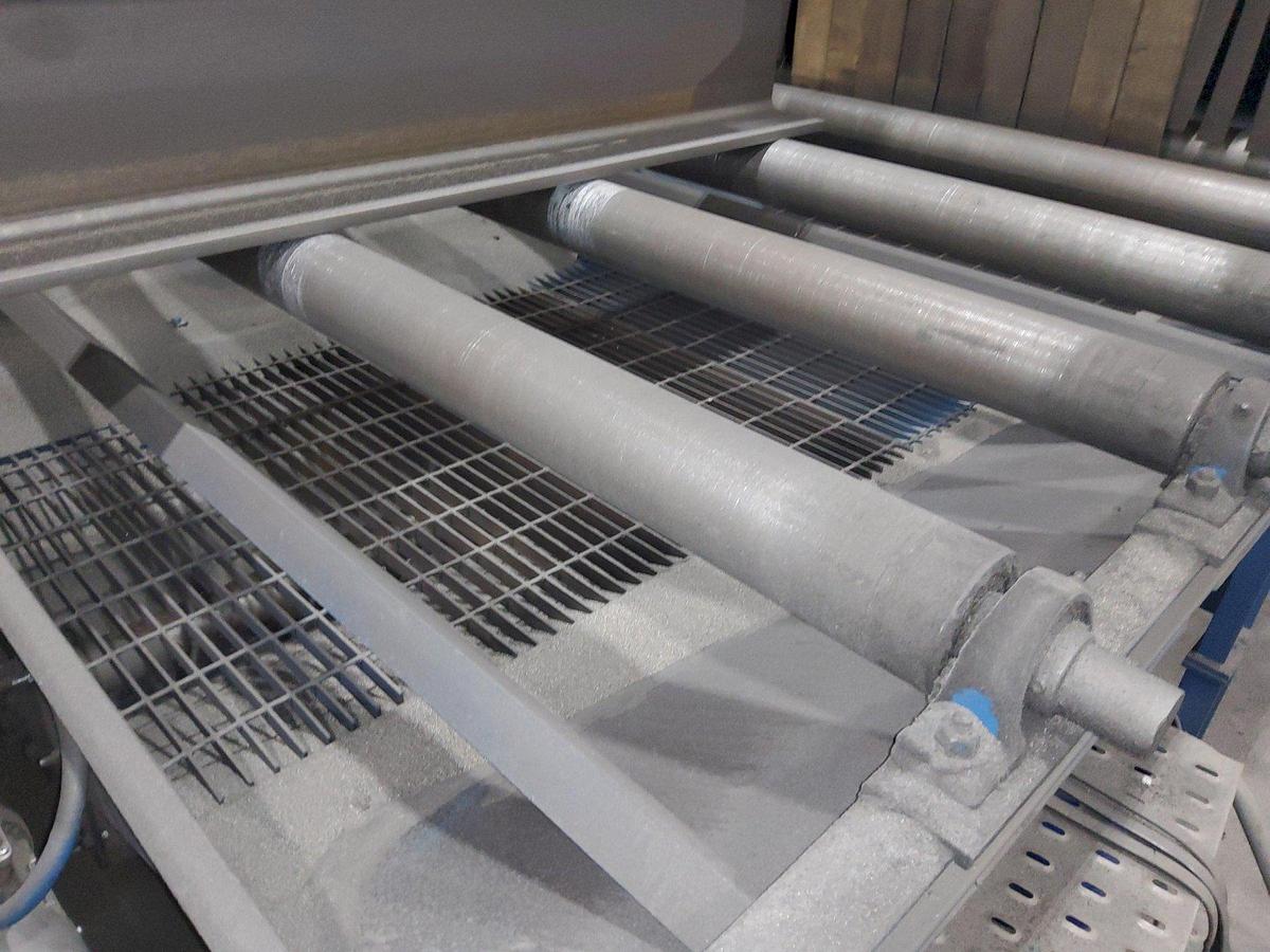 Used Pangborn ES-1921-109 Rotoblast | 4-Wheel (100HP) Pass-Thru Blaster & Dust Collector 