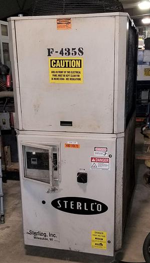 Used Sterlco 15 Ton Portable R-22 Air-Cooled Refrigerated Chiller #SMCA15