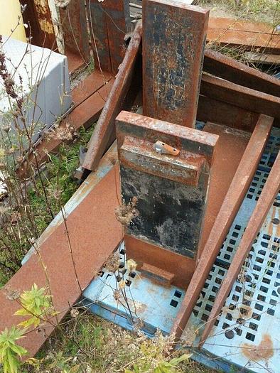 Used 45" Long x 10" Wide @ 8-10,000 lb Forklift fork set