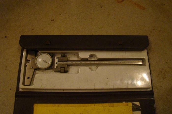 Used Mitutoyo 150 MM Vernier Depth Gauge w/Case