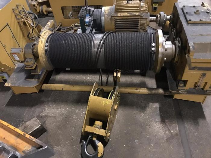 Used 10 Ton P&H Pacesetter Top Running Overhead Bridge Crane 77'-7.5" Span w/47' Lift