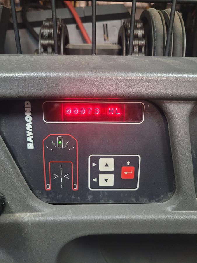 Used 2016 560-OPC30TT Raymond 3000# Stock Picker Narrow Isle Forklift 240" Lift