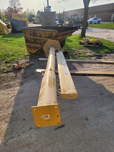 Used Contrx Workstation 250lb Jib Crane 8′ Span 10′ Under Beam Height w/CM Hoist