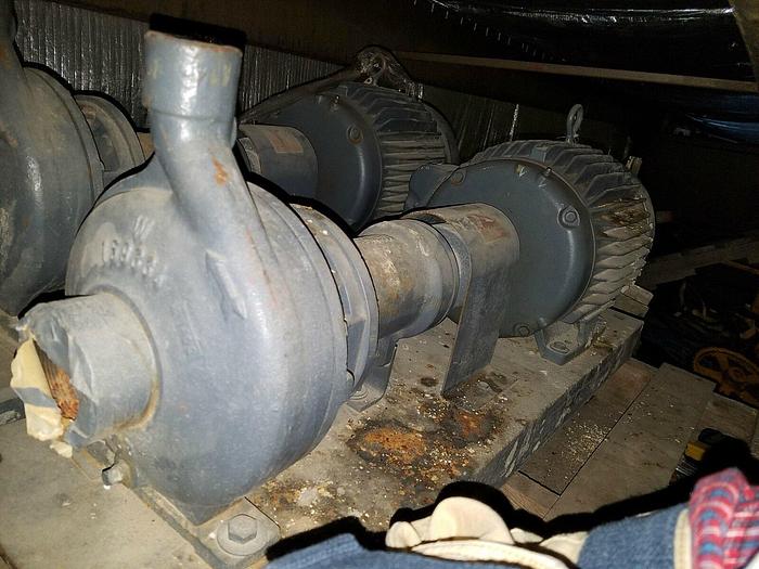 Used Worthington Model #: D814 Pump w/ Baldor Super E 7.5 Hp Motor