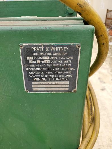 Used Pratt & Whitney 36” Motorized Tilting Rotary Table