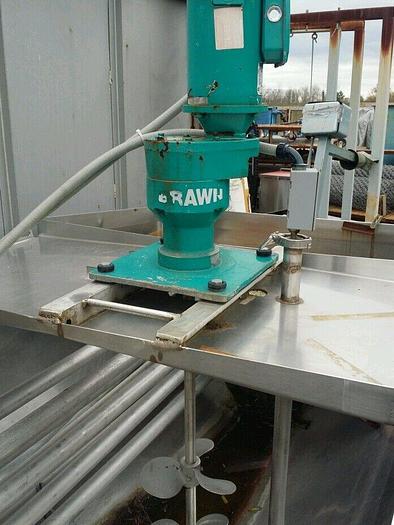 Used 400 Gallon Solar "Milk Minder" 316 SST Jacketed Holding Tank w/Agitation Mixer