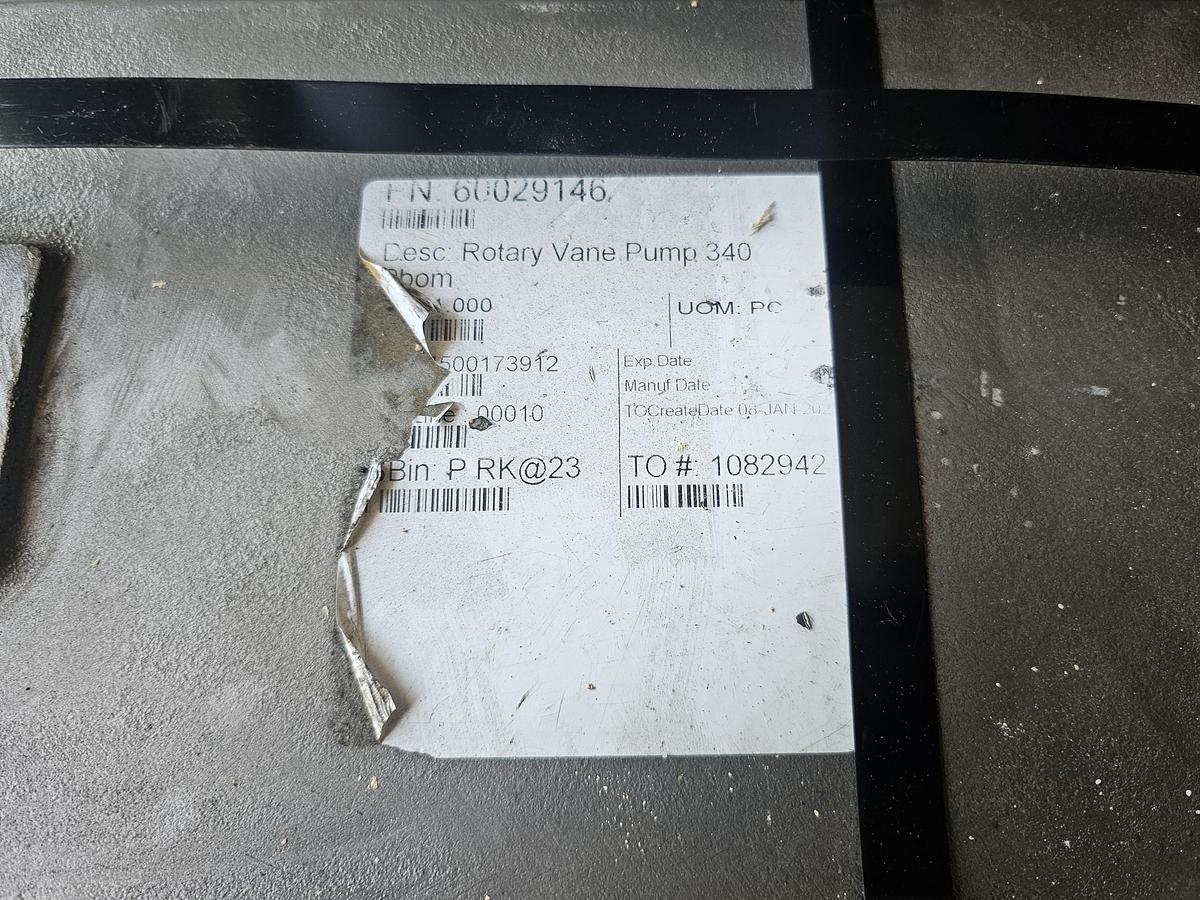 Used 340 m3/h General Bigiesse Rotary Vane Vacuum Pump 340 PBOM-MT