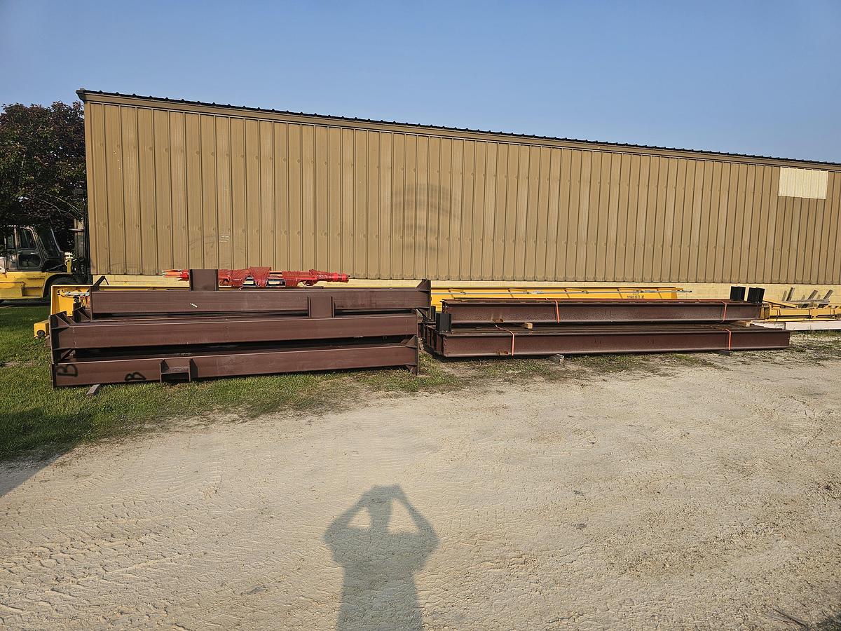Used 5 Ton Crane Werks 45' x 120' Free Standing Overhead Bridge Crane & RM Hoist