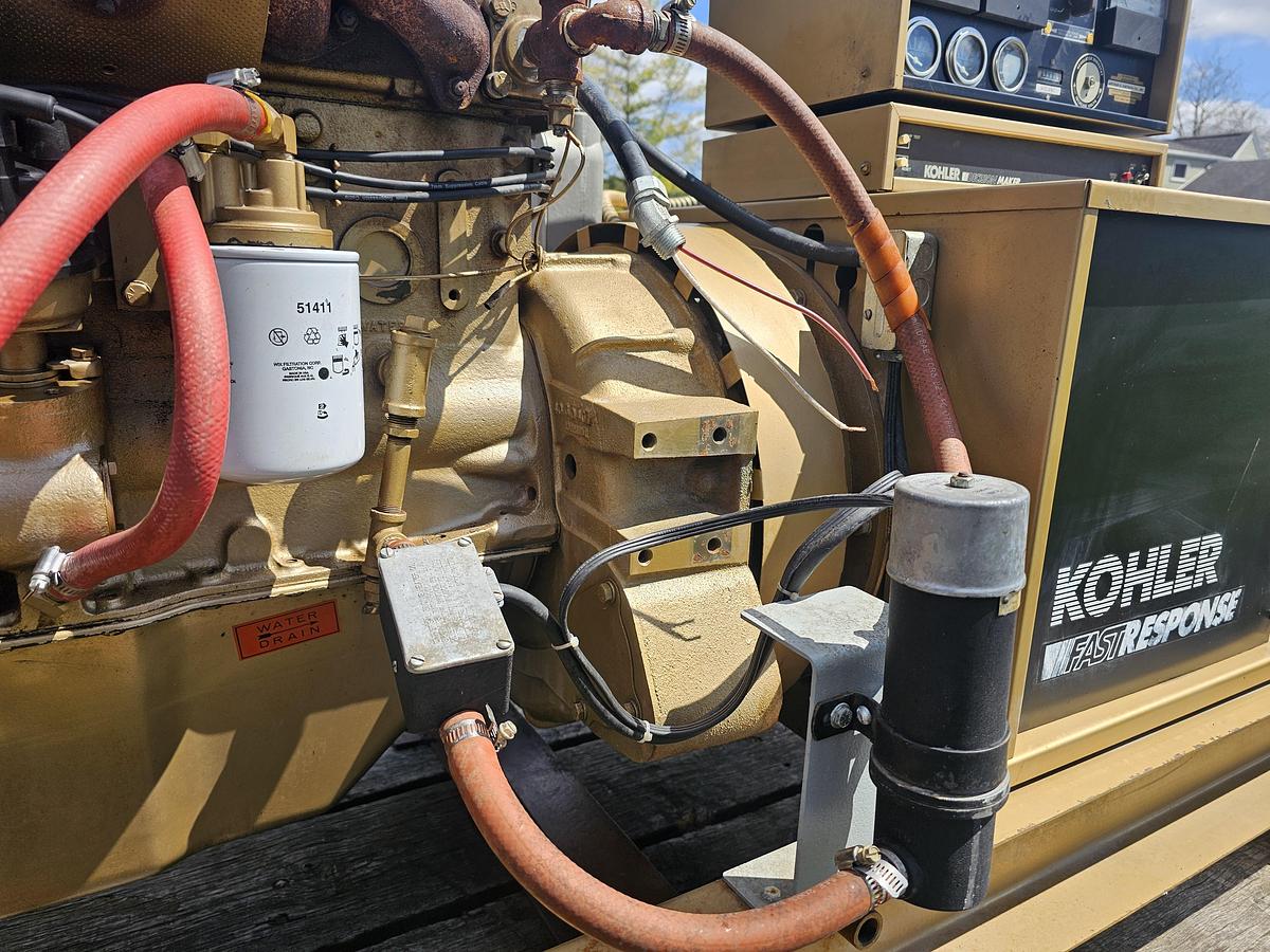 Used 50 kW Kohler 55RZ82 Fast Response LP Generator Set - 794 Hours