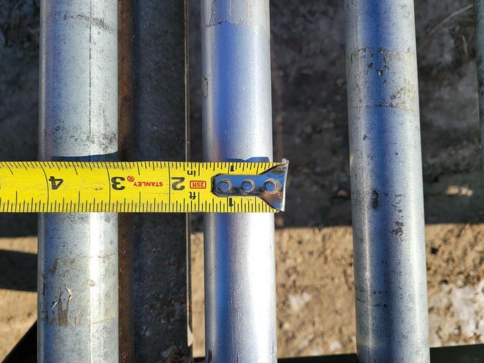 Used 10' x 15'' Wide Hytrol Gravity Feed Roller Conveyor 1 3/4'' Dia. Rollers