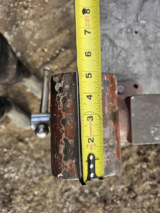 Used 144" x 48" Heavy-Duty Steel Fabrication Table | 1" Thick Top | 35" Height