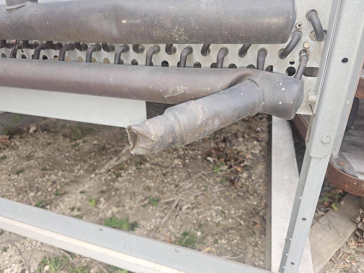 Used Bohn Heatcraft BNHD08A058 Air Cooled 8 Fan Remote Condensing Coil