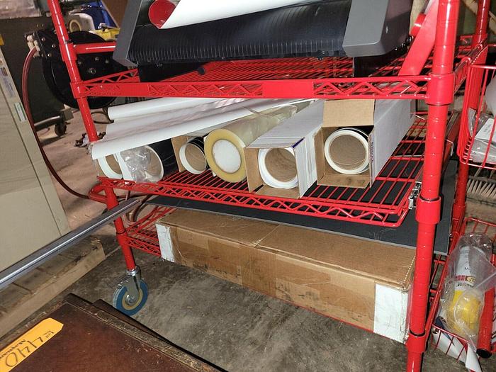 Used Graphtec Corporation CE6000-40 Cutter/Printer on Cart w/HP Laptop & Program