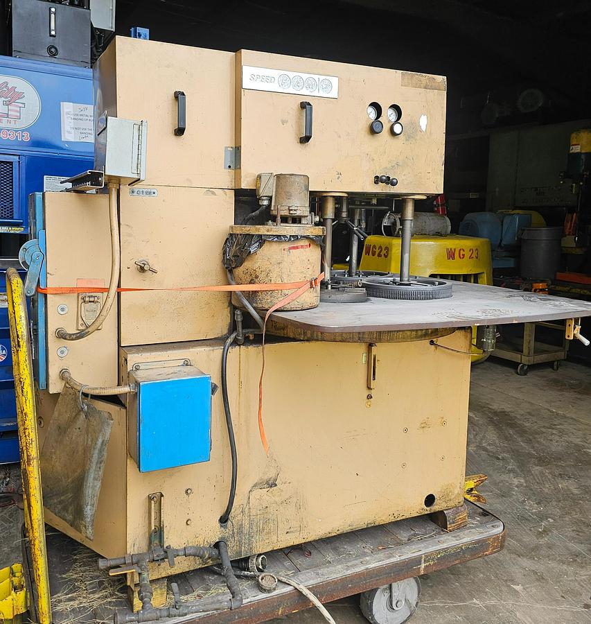 Used Speedfam 32" Precision Flat Lapping Machine, 3-Ring & Slurry System