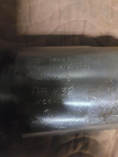 Used Greenleaf Corp Indexable Face Mill 50 Taper Tool Holder 504053