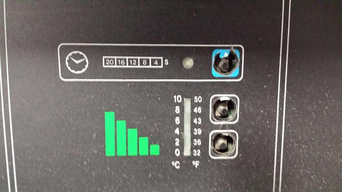 Used MOTIVAIR (MTA) 250 CFM R-134a Air Cooled Refrigerated Air Dryer Model #DE107